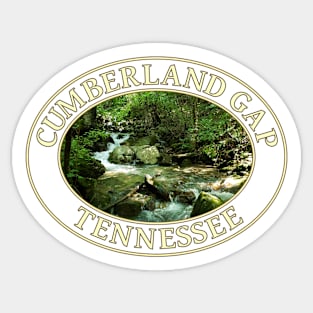 Mountain Stream in Cumberland Gap, Tennessee Sticker